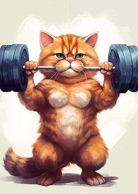 Bodybuilder Cat