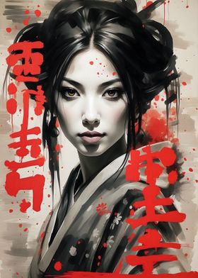 Japan Geisha Girl