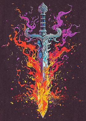Fire Aura Sword