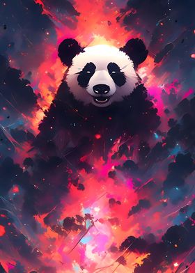 cute cartoon anime panda