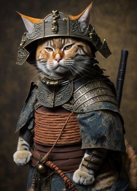 Samurai Cat