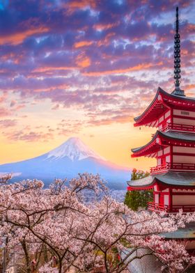 Beautiful view Mt Fuji