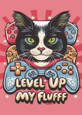 Fluffy Gamer Cat