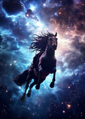 Galaxy Horse Art 