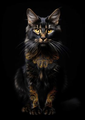 Cat Gold Dark