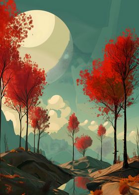 Simple landscape