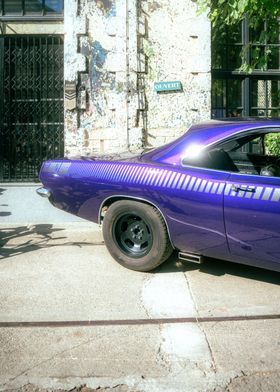 Purple Plymouth Barracuda