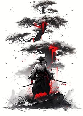 Japanese Samurai Scene