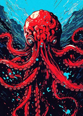 Red Octopus