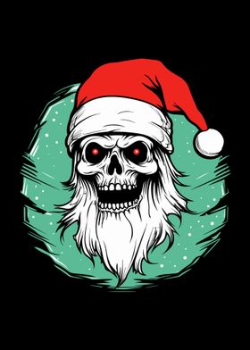 Funny Skull Christmas Hat