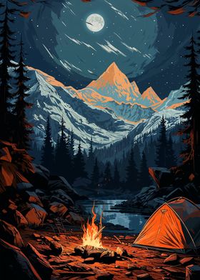The Mountain Campfire