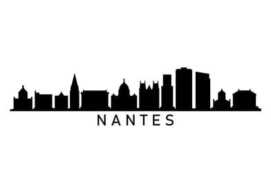 Nantes skyline