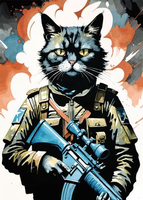 Cat Soldier Comic