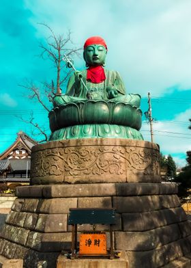 Buddha Statue in Zenkoji