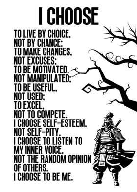 I Choose to Live by Choice