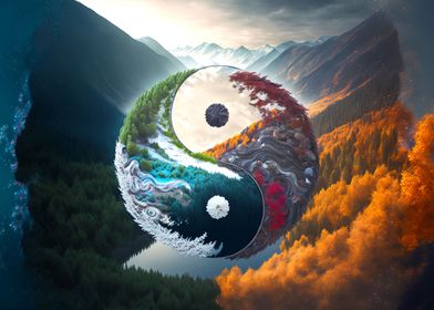 Yin and Yang Mountains