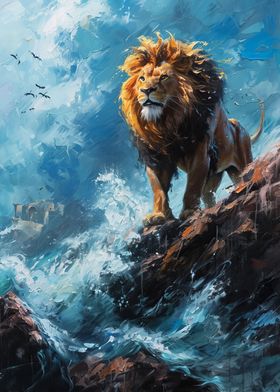 Seaside Lion Majesty