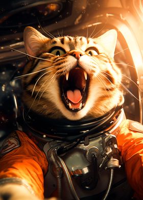 Cat lost in Space