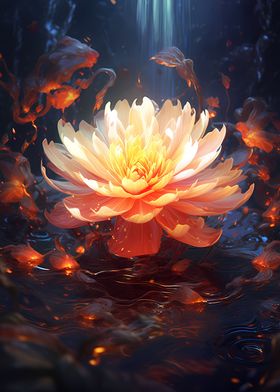 Cosmic Black Lotus Bloom