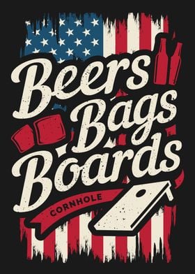 Cornhole Beers Bags Boards