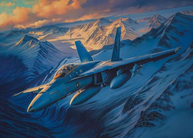 Super Hornet in Arctic