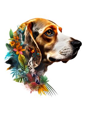 Beagle Colorful