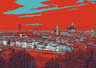 Florence Italy Pop Art