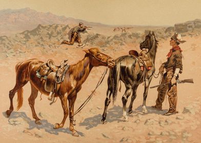 Cowboys Hunting Antelopes