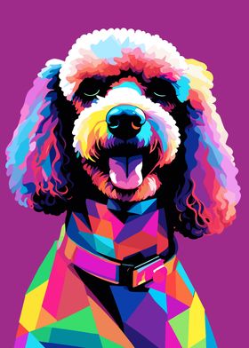 Poodle Pop Art