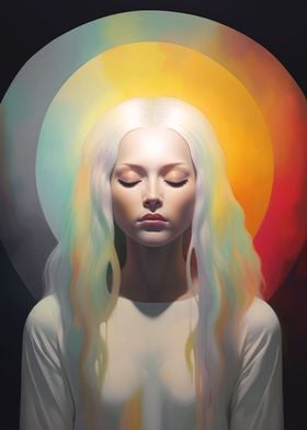 Spiritual Albino Woman