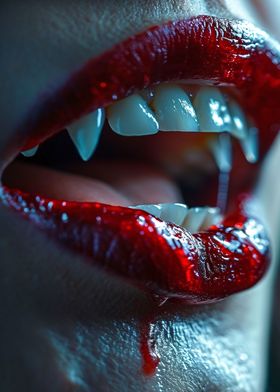 Alluring Vampire teeth