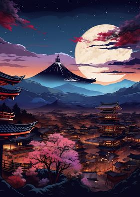 Japanese Sky Night