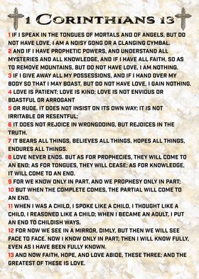 1 Corinthians 13 Gold