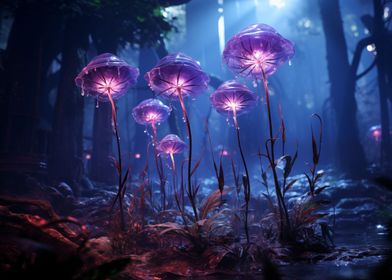 Blue Forest Lamps