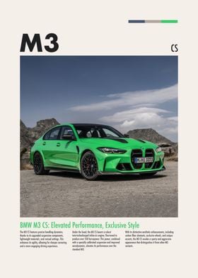 The BMW M3 cs