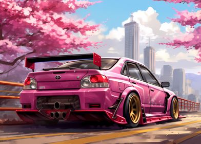 Cherry Blossom car