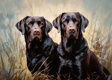 Two labradors