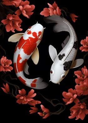 Koi Fish Couple