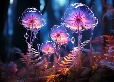 Glowing Flora Spheres
