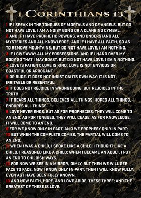 1 Corinthians 13 Dark