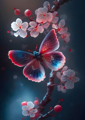 Butterfly Blossom Flower