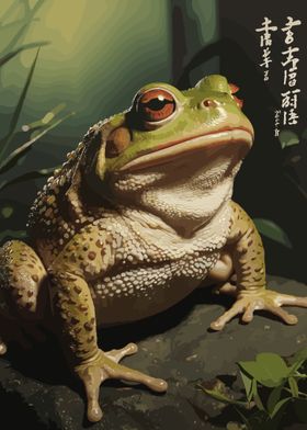 Japanese Grumpy Frog