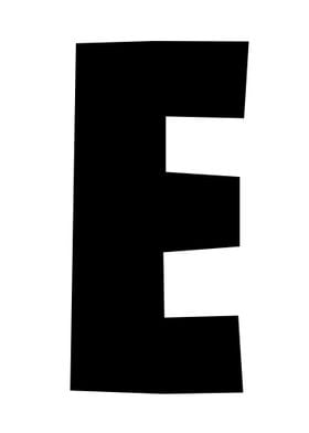 Capital Letter E