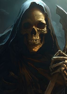 Grim reaper Selfie Shot