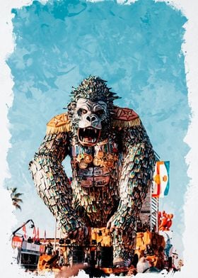 King Kong Watercolor