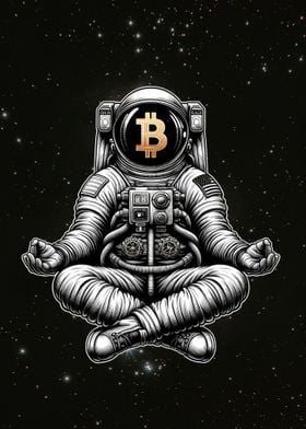 Bitcoin Astronaut Yoga