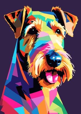 Airedale Terrier Pop Art 2