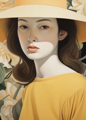 Woman in Yellow Hat