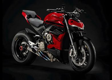 RED STREETFIGHTER DUCATI