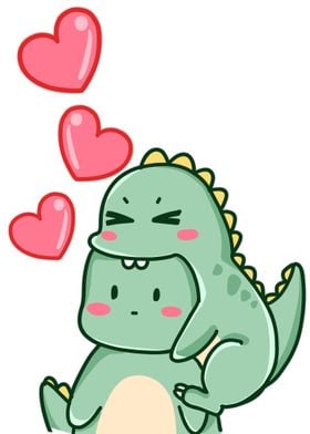 Cute Kawaii Dinosaur kids